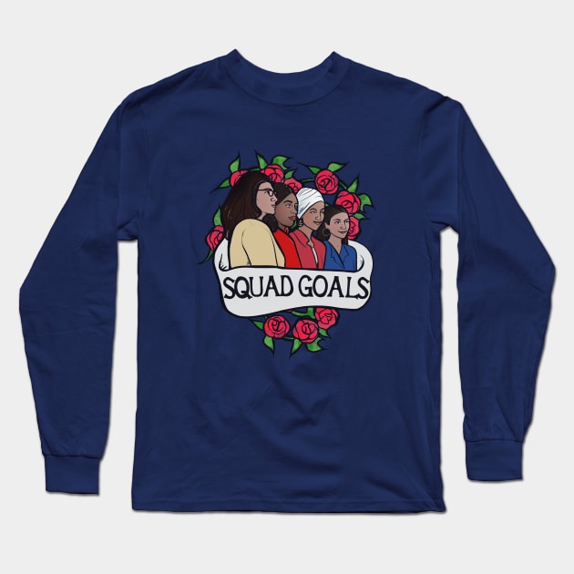 The Squad Long Sleeve T-Shirt by bubbsnugg